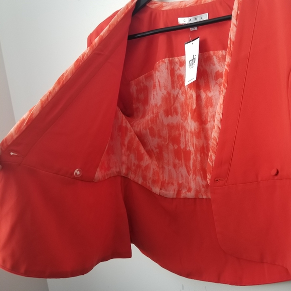 Cabi jane jacket grenadine women's wrap style coat - Picture 9 of 11